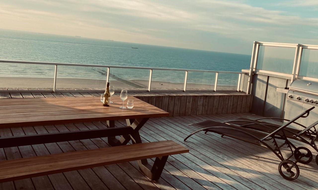 Apartamento Penthouse Sea-Loft Blankenberge, Uniek Zeezicht, Luxeloft Met 40M2 Terras! Exterior foto