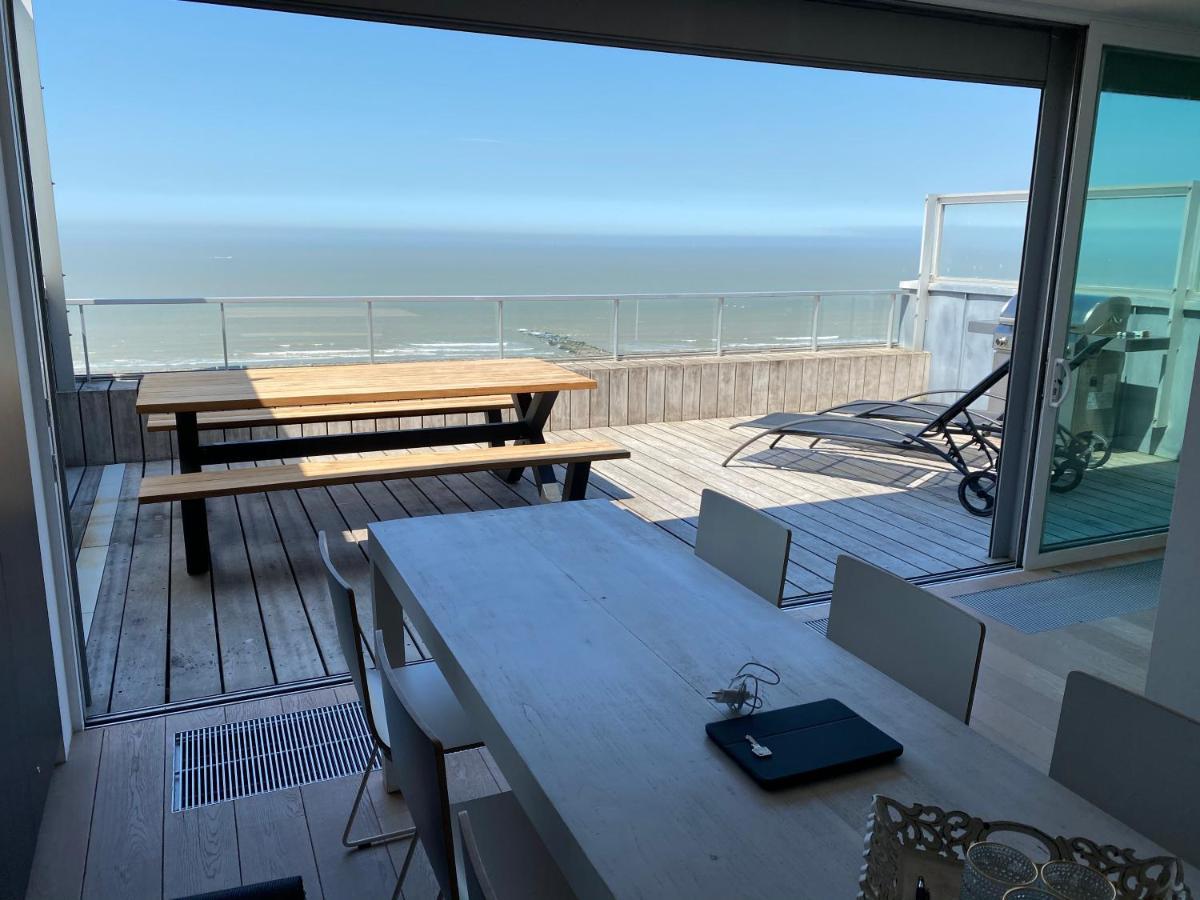 Apartamento Penthouse Sea-Loft Blankenberge, Uniek Zeezicht, Luxeloft Met 40M2 Terras! Exterior foto