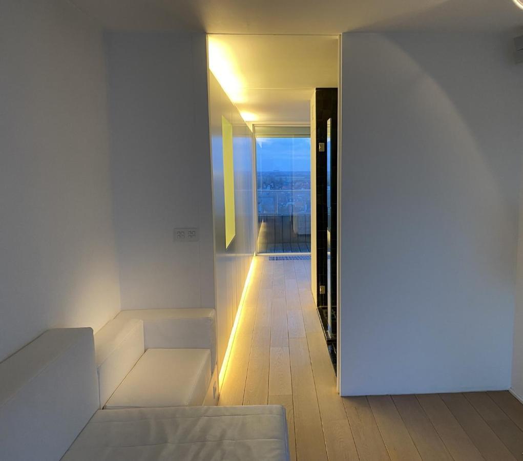 Apartamento Penthouse Sea-Loft Blankenberge, Uniek Zeezicht, Luxeloft Met 40M2 Terras! Exterior foto
